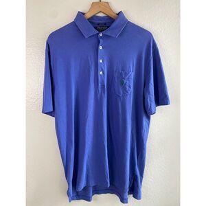 vintage Polo Golf Ralph Lauren "Stretch Lisle" horizontal striped polo shirt